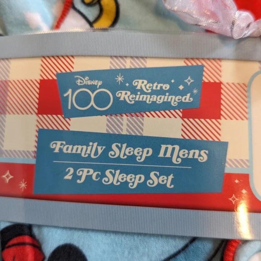 Disney 100 Retro reimagined pajamas Mens Size Large - Picture 6 of 12